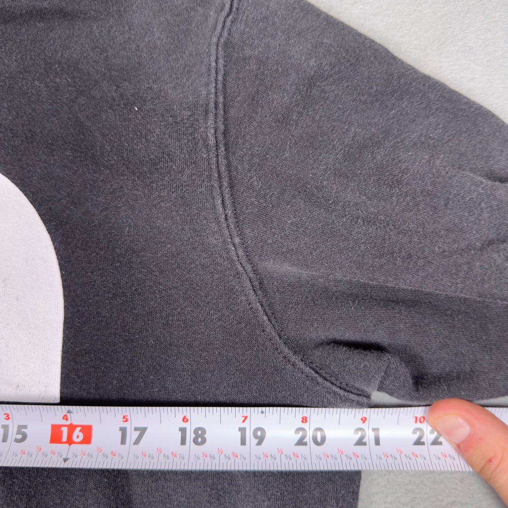 The North Face Mens Half Dome Pullover Hoodie Black Logo Small - Picture 4 of 6